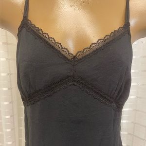 Pacsun black linen midi dress